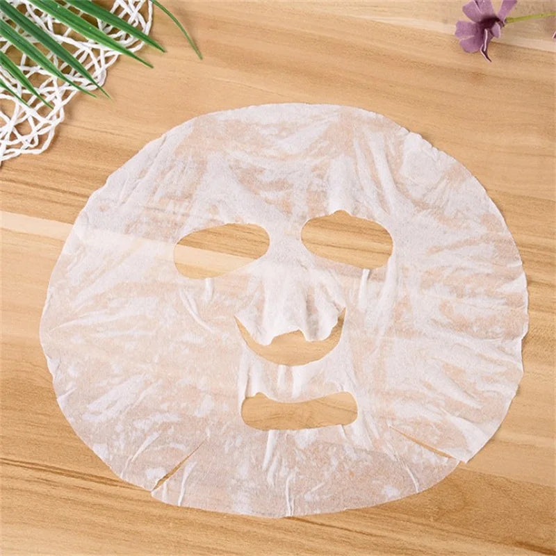 Máscara facial de compressão descartável, hidratante ultrafina, folha facial de algodão,  10/15/30 unidades/saco